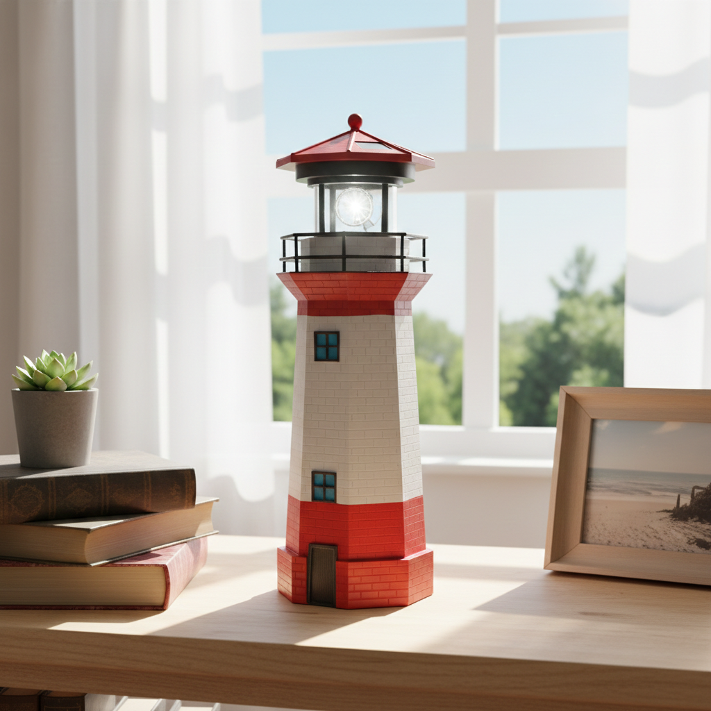 Solar-Powered Nautical Light for Enchanting Garden Evenings