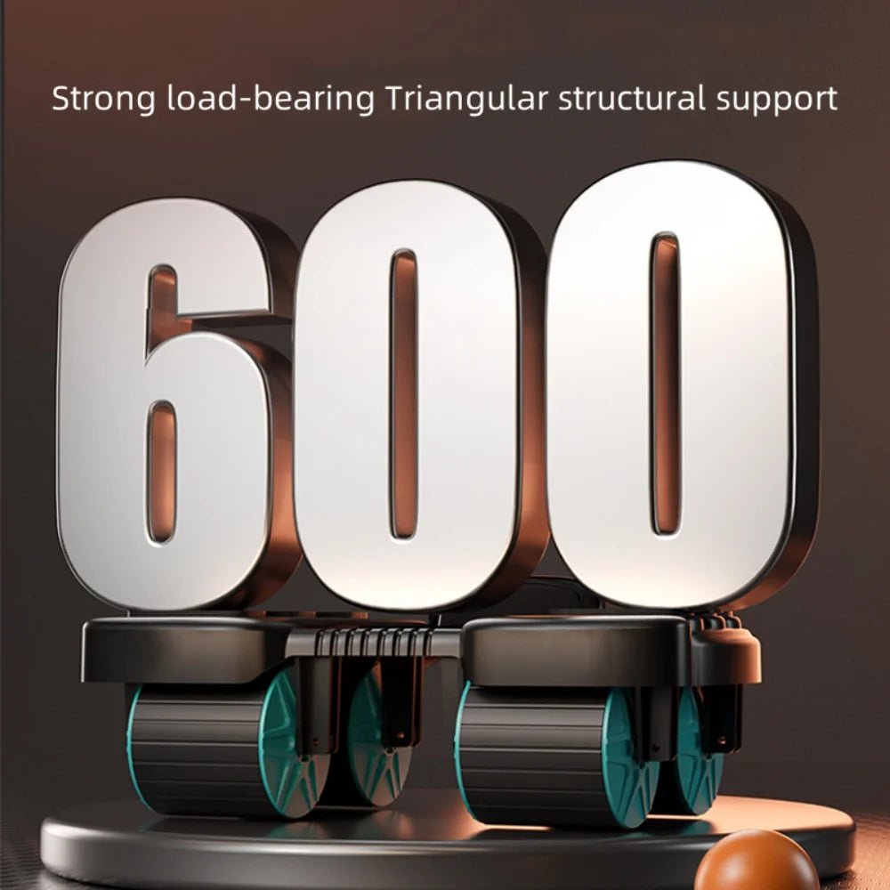 VulcanCore™ Six-Wheel Ab Roller — Command Unshakable Core Power with Effortless Control