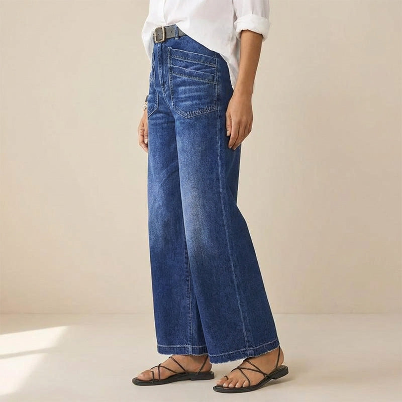 HaloStride™ — Unleash Confidence with Jeans That Celebrate Your Curves and Freedom