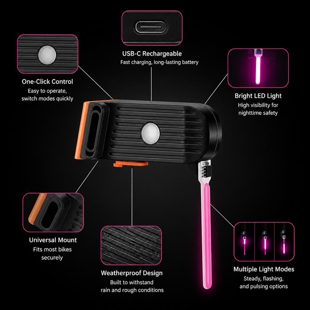 LumaGuard™ — Command the Night with Unbreakable, Eye-Catching Safety