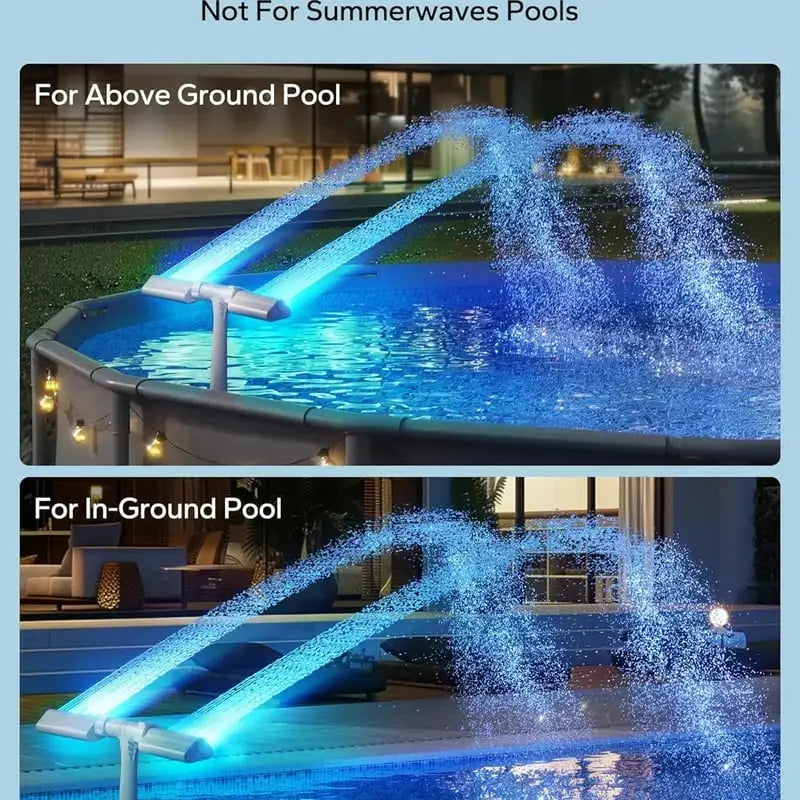AquaZephyr™ — Transform Your Pool into a Cool, Mesmerizing Oasis of Light and Refreshment
