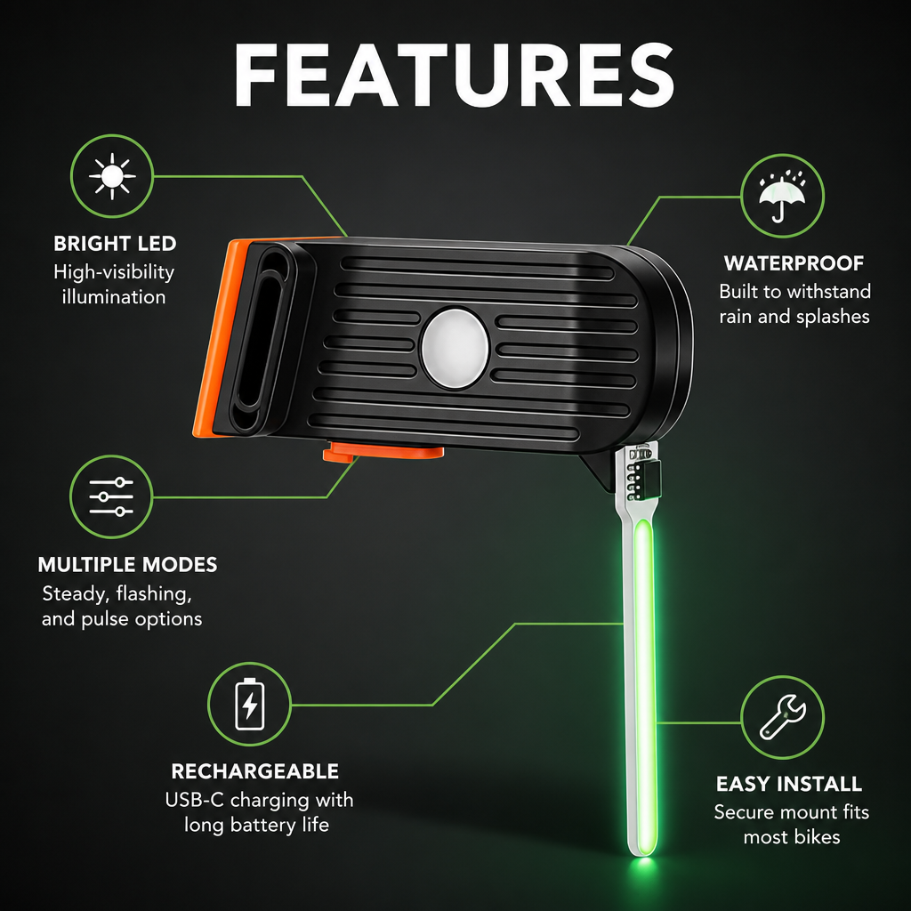 LumaGuard™ — Command the Night with Unbreakable, Eye-Catching Safety
