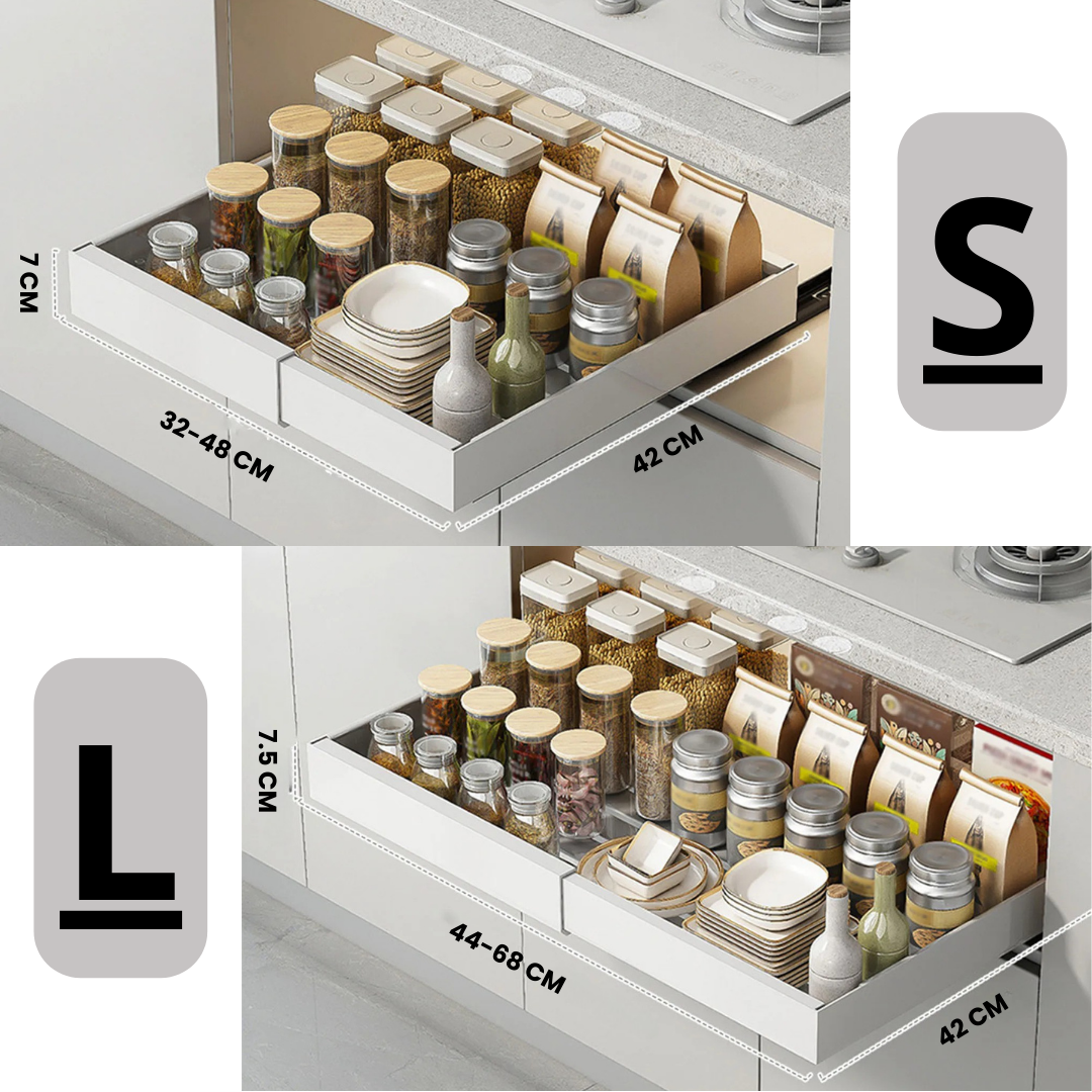 GlideEase™ — Effortless Kitchen Order That Doubles Your Space and Calms Your Chaos