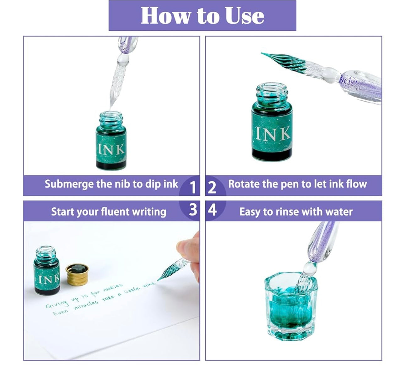 LumaTrail™ Glass Pen — Ignite Your Imagination with Effortless, Dazzling Color Magic