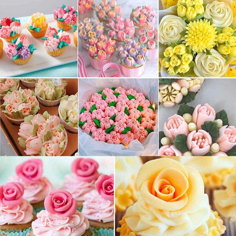 Flower Frosting Tips Nozzles for Cake Decorating