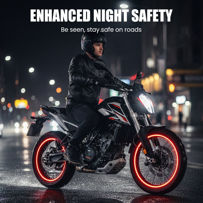 Reflective Strips for Motorcycles – Enhance Visibility and Safety at Night