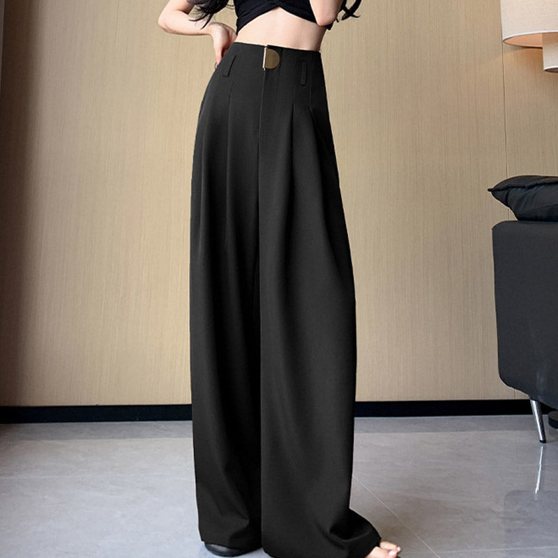 FabriaLux™ High Waist Wide Leg Pants — Flaunt Longer Legs and Elegance That Powers Every Step