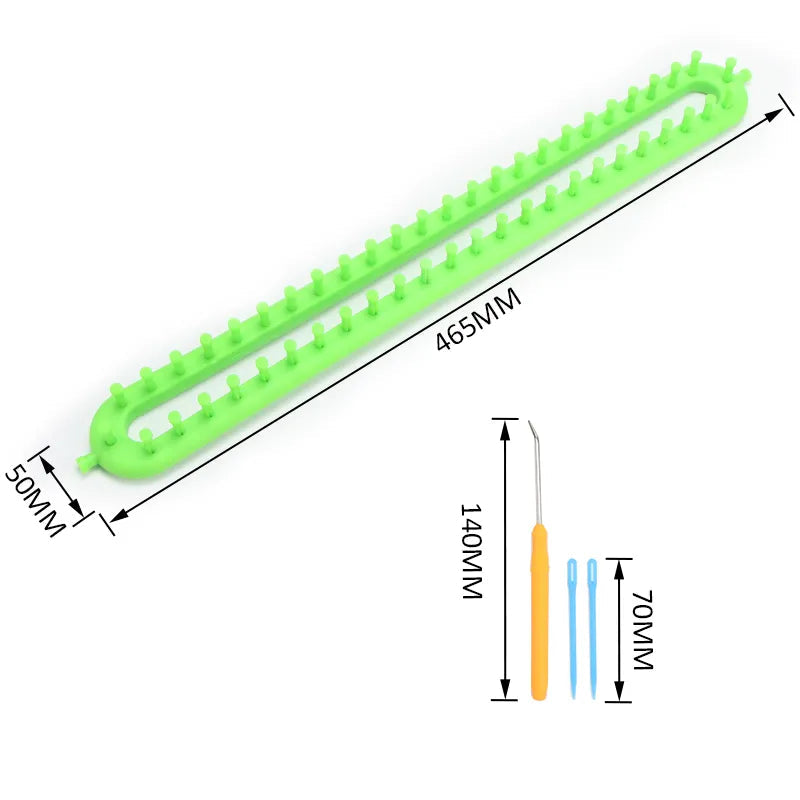 Knitting Loom Without Needles | Easy Wrapping Method | Compact Portable Design | LoopCraft