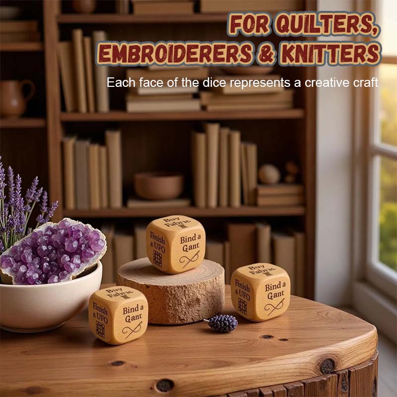 Wooden Choice Dice | Creative Impulses by Roll | Laser Engraved | CraftDice