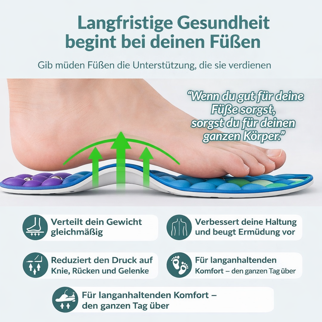Magnetic Insoles for Effortless Walking – Experience Lightness in Your Feet