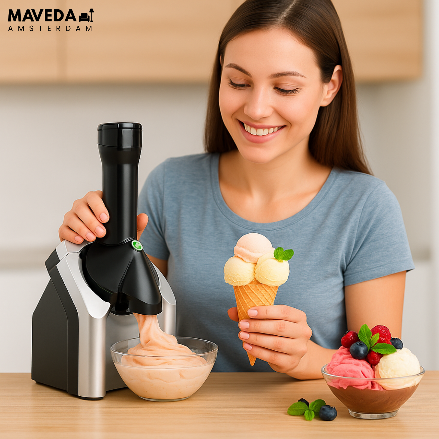 Frostella™ Fruit Ice Cream Maker — Indulge Freely with Pure, Guiltless Frozen Bliss Instantly