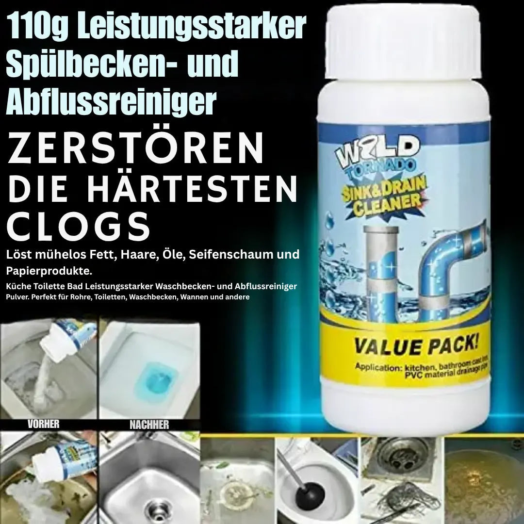 FlowForce™ — Experience Effortless, Instant Drain Freedom Without Harsh Chemicals