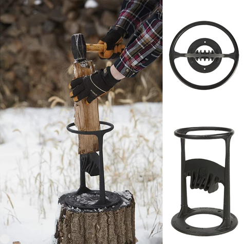 Wood Splitter for Safe and Effortless Log Cutting with Power Control