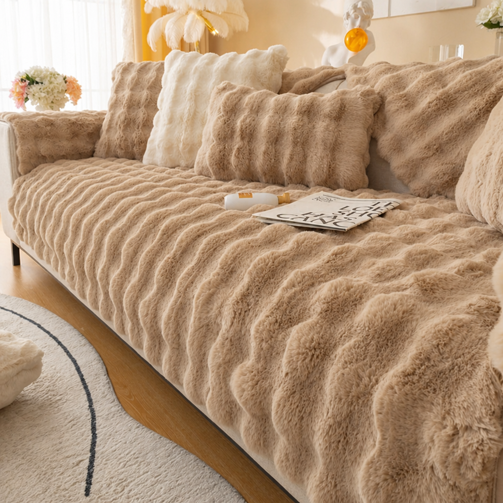 VeloraSoft™ — Wrap Your Furniture in Unshakable Warmth and Pet-Proof Comfort