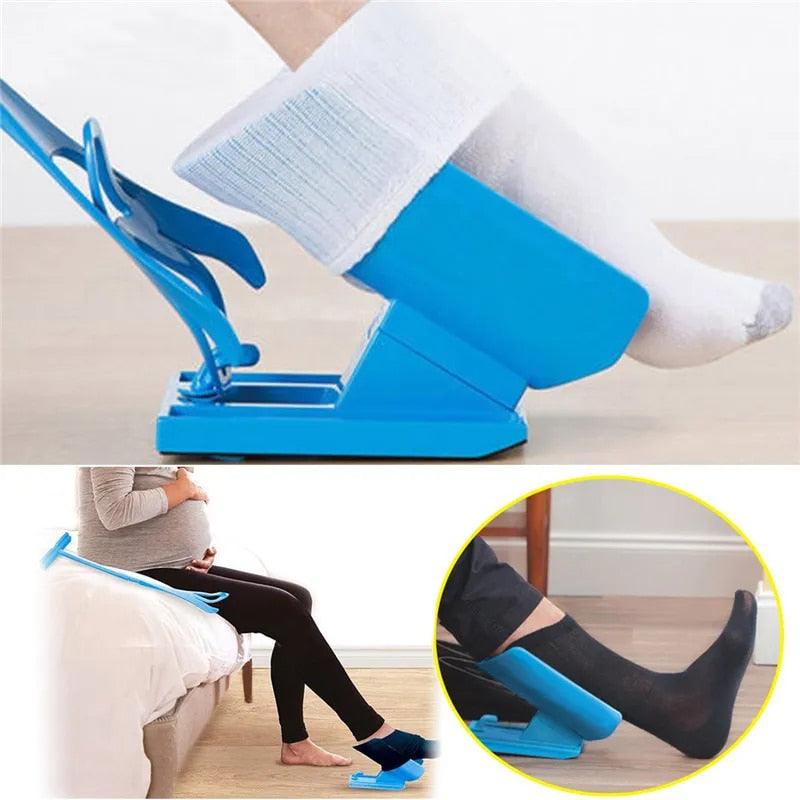 Easy Sock Helper for Pain-Free Dressing Without Strain or Twisting