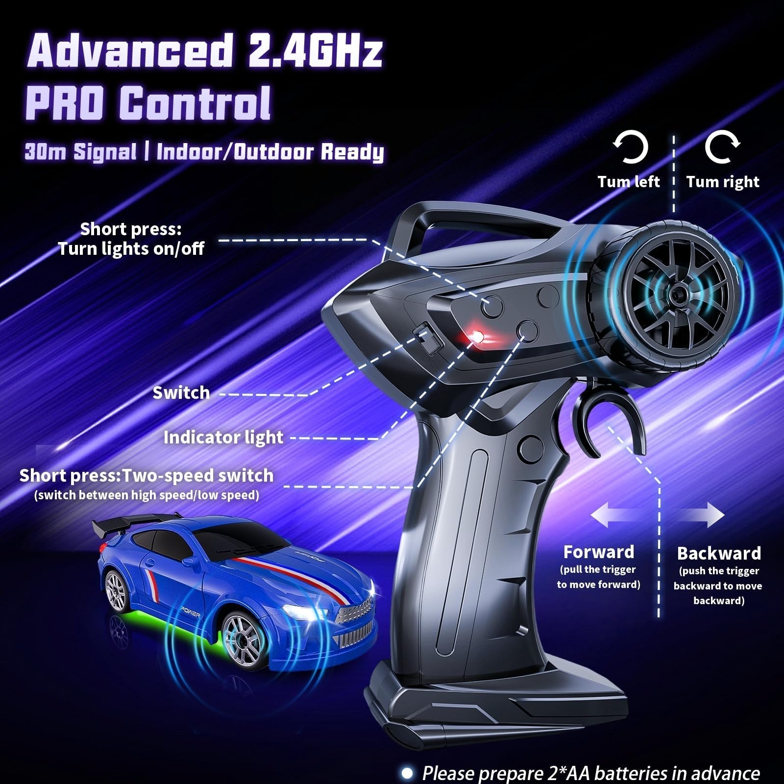 Experience Ultimate Control and Thrilling Drift Fun Anywhere!