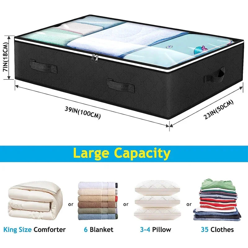 Under-Bed Storage Bag - Quickly Create More Space and Organized Storage