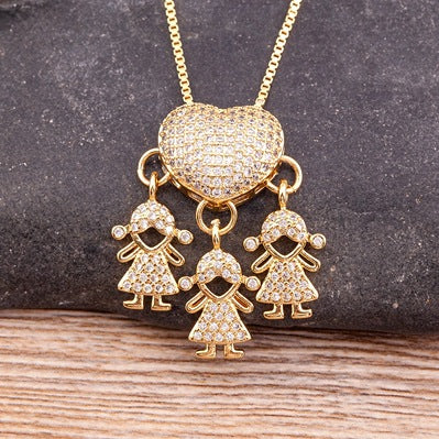CelestaRay™ Necklace — Carry Your Children’s Love as a Radiant, Everlasting Embrace
