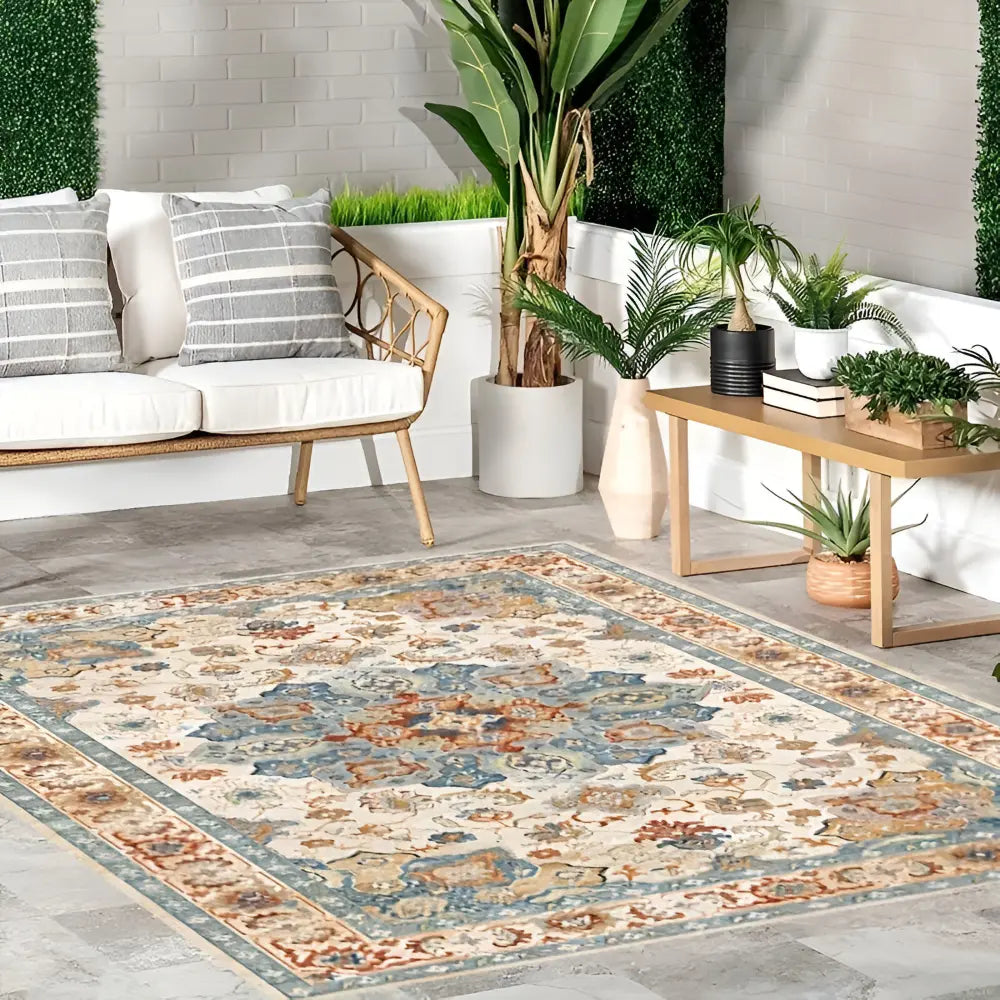 Outdoor Area Rug | Non-Slip PVC Base | Nordic Design | FjordFloor