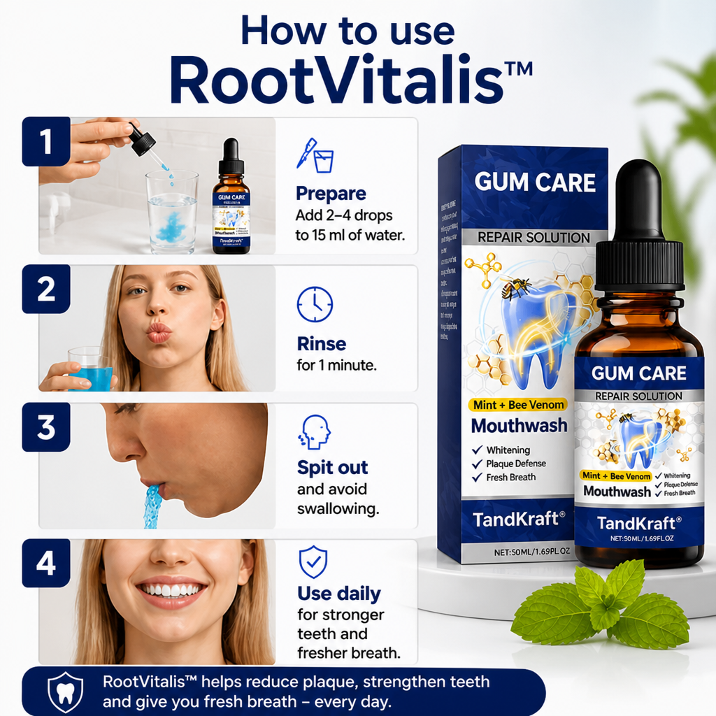 RootVitalis™ — Transform Your Gums from Sensitive to Strong for a Smile You Can Show Off Fearlessly
