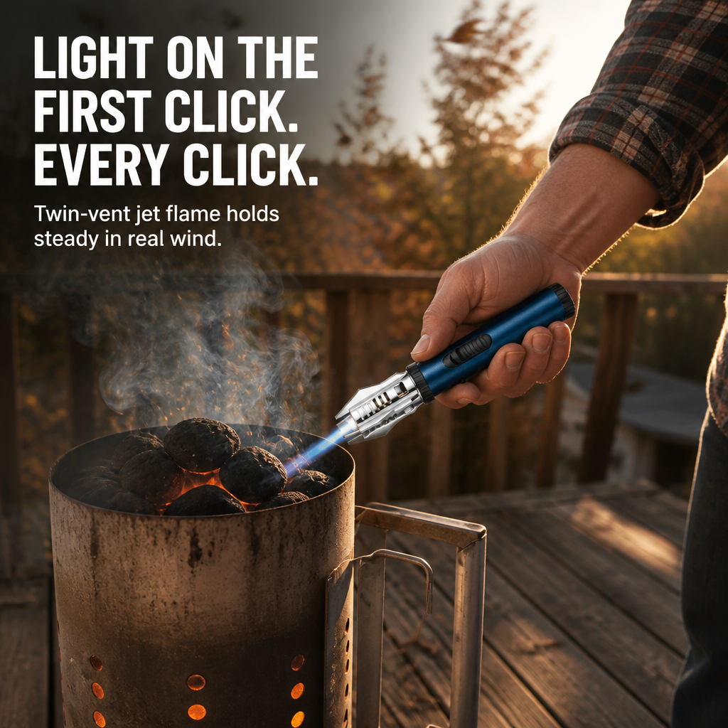 BlazeForce™ — Light Anything in Any Weather With One Steady Jet Flame