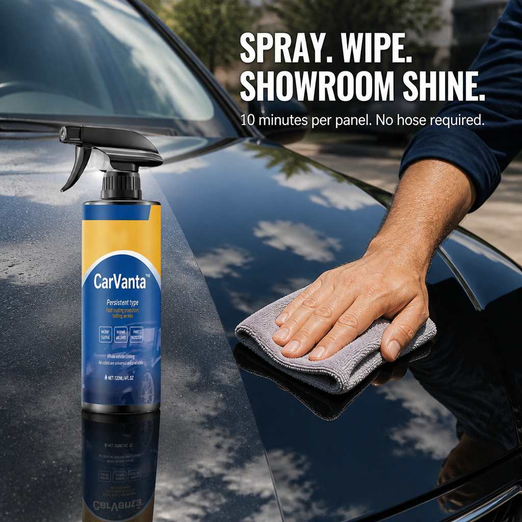 CarVanta™ — Spray, Wipe & Lock In Showroom Shine in Minutes