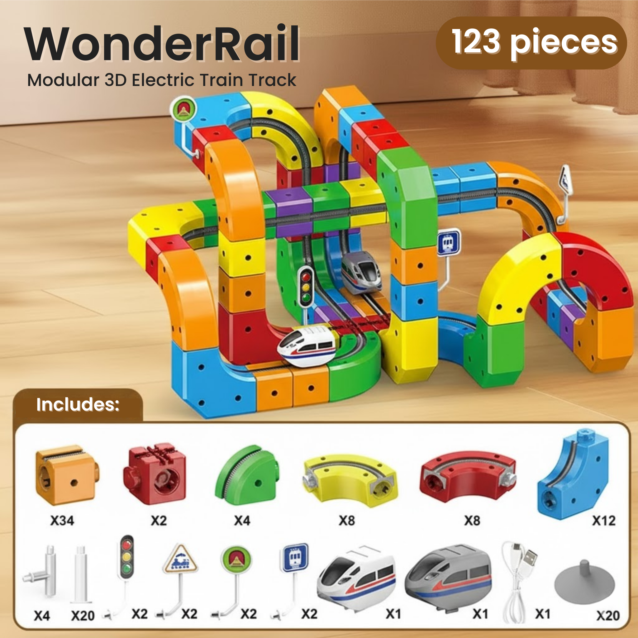 TurboTracks™ — Ignite Your Child’s Genius with Every Thrilling Build