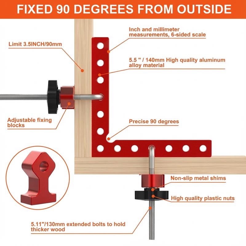 TitanGrip™ — Lock in Perfect 90° Joints for Flawless, Stress-Free Builds