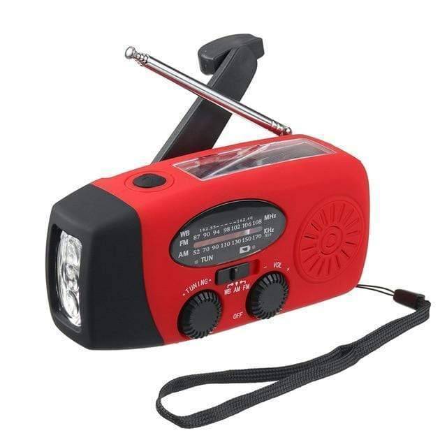 Hand Crank Emergency Radio with Flashlight and Battery Charger