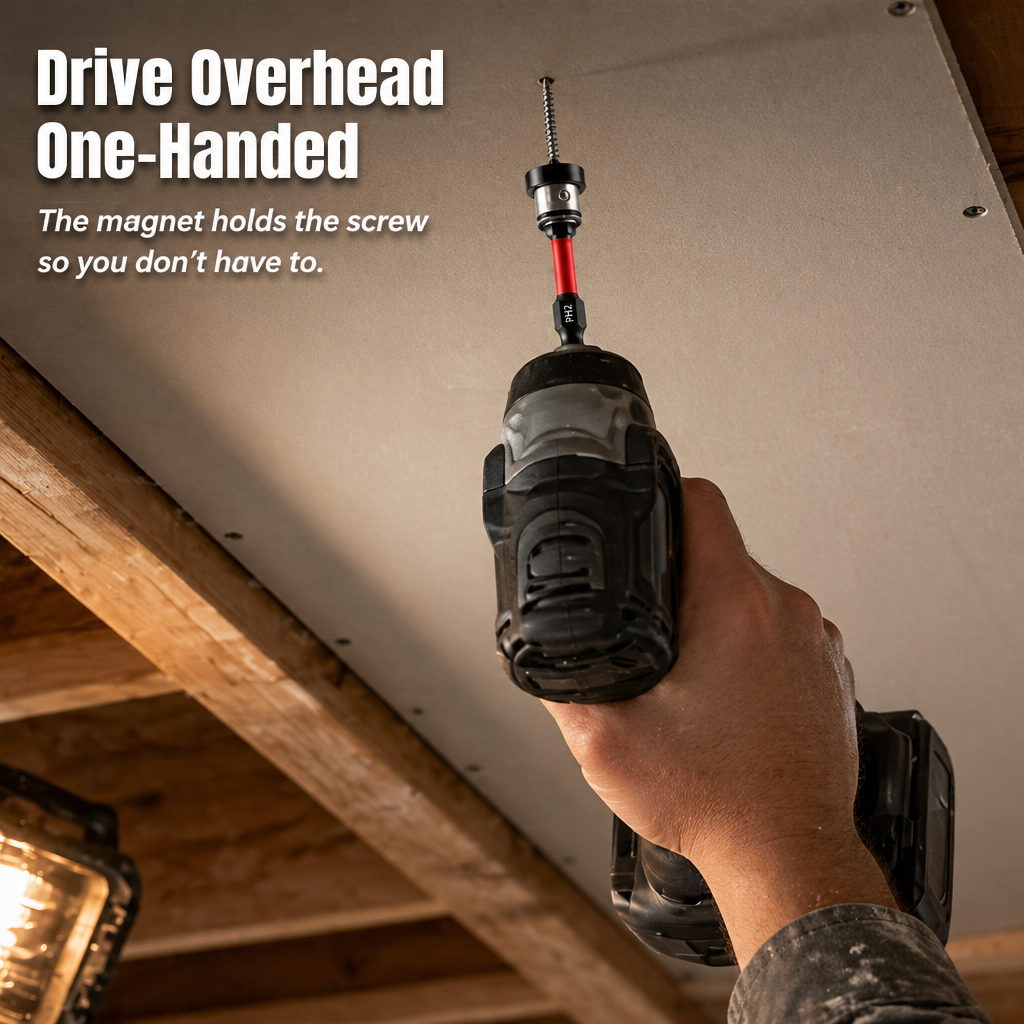 TitanDrive™ — Sink Every Drywall Screw Flush Without Cam-Out or Torn Paper