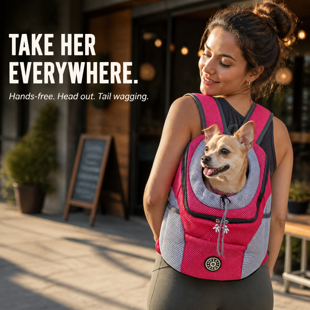 Tailmate™ — Carry Your Small Dog Hands-Free On Every Walk, Hike & Errand