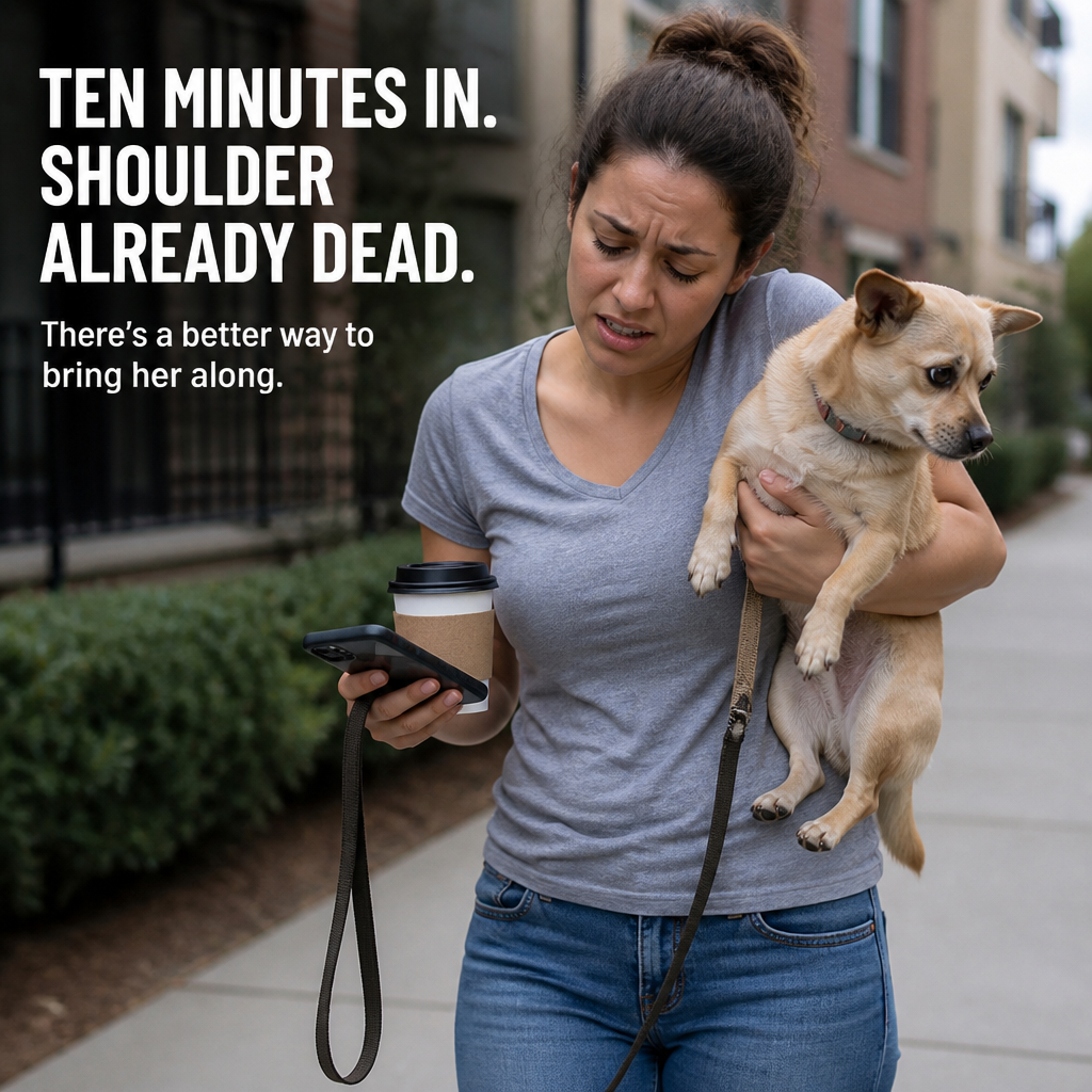 Tailmate™ — Carry Your Small Dog Hands-Free On Every Walk, Hike & Errand
