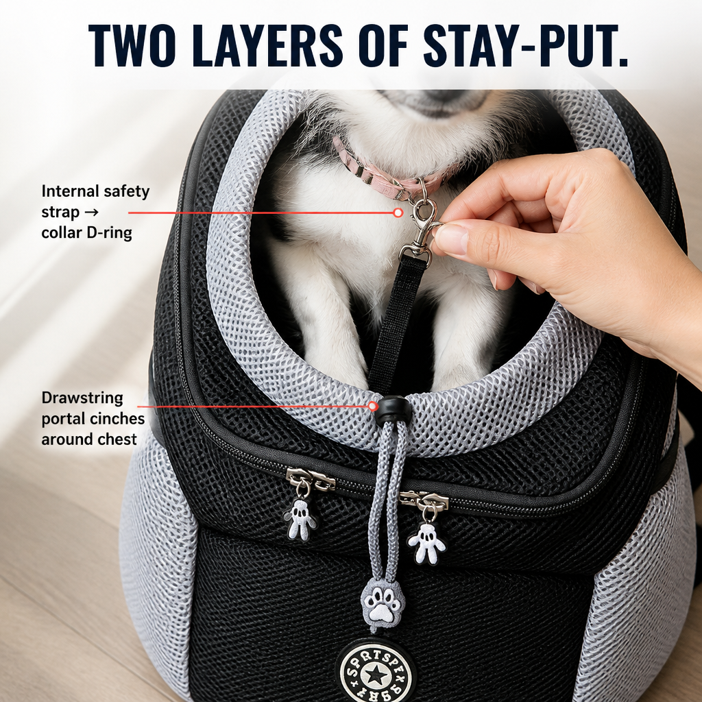 Tailmate™ — Carry Your Small Dog Hands-Free On Every Walk, Hike & Errand