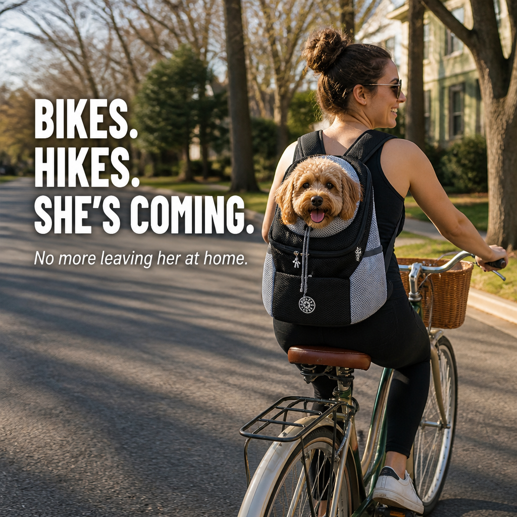 Tailmate™ — Carry Your Small Dog Hands-Free On Every Walk, Hike & Errand