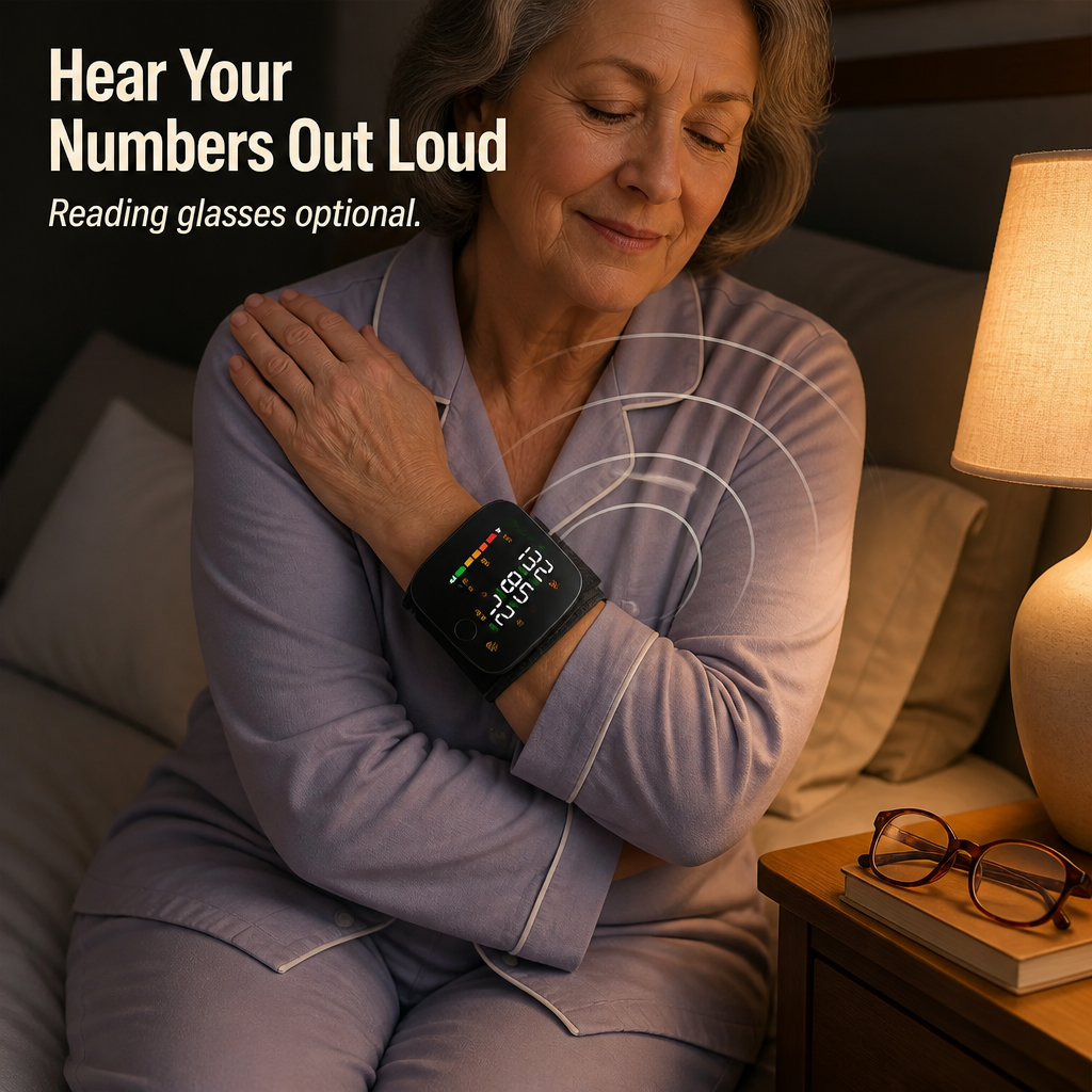 PulseSure™ — Press One Button, Hear Your Reading In 20 Seconds Flat