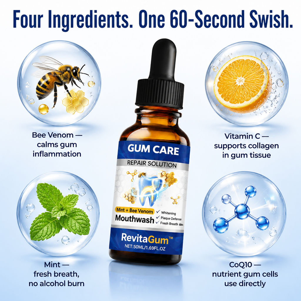 RevitaGum™ — Calm Sore Gums and Reclaim Your Bold, Pain-Free Smile