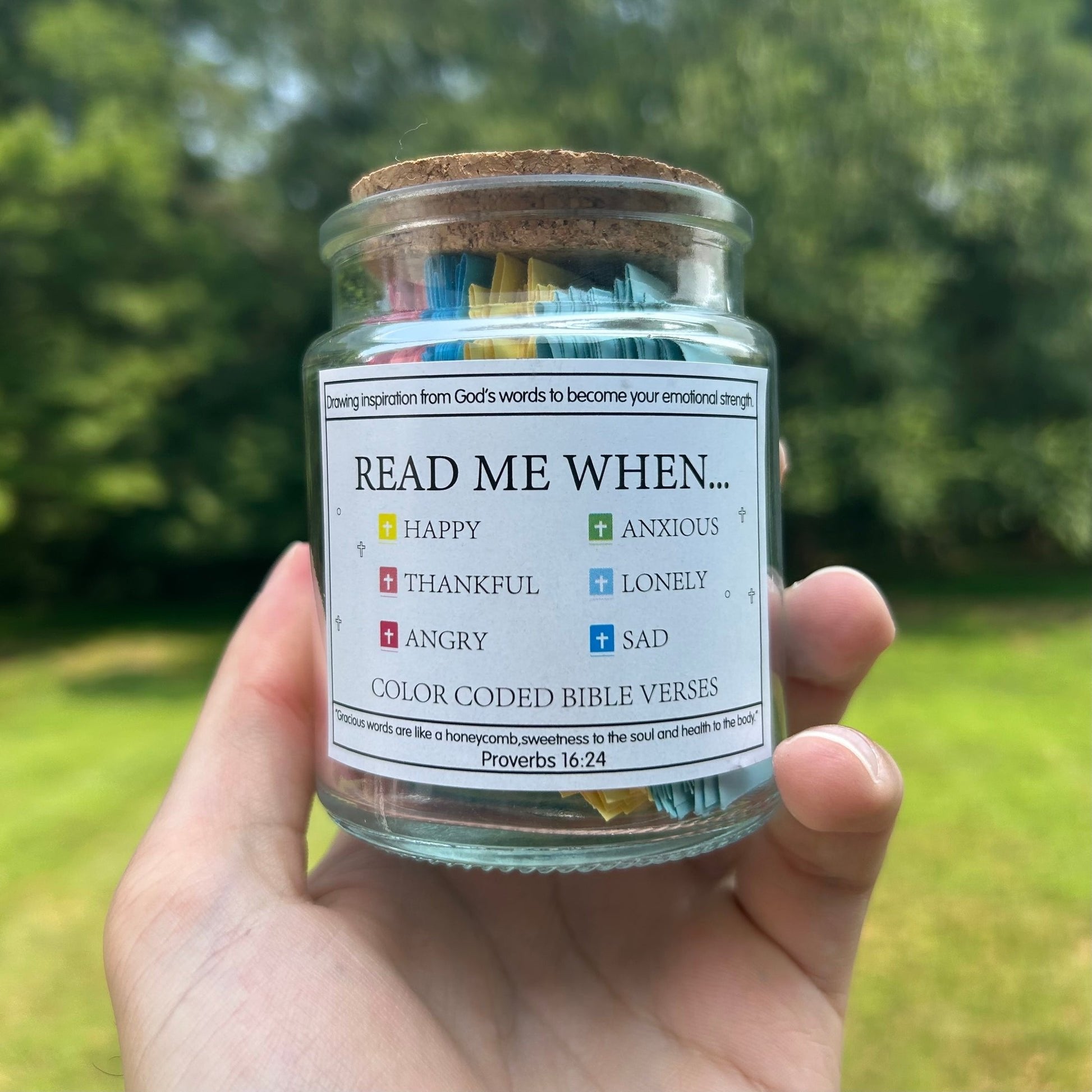 SpiritPearl™ Faith Jar — Your Daily Dose of Peace, Hope, and Strength in Every Verse