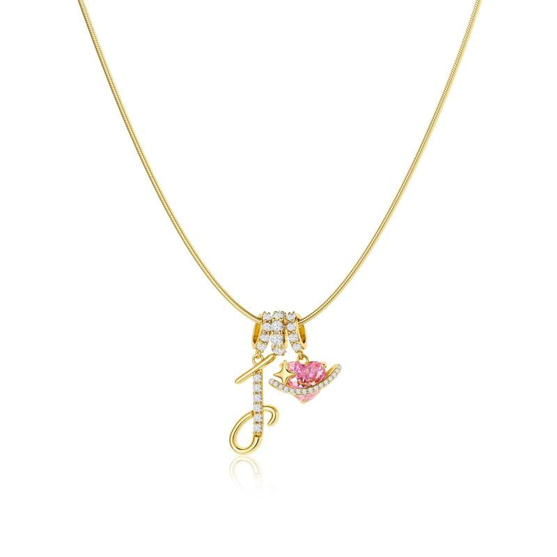LioraCharm™ — Wear Your Story in Stunning Gold and Sparkling Pink