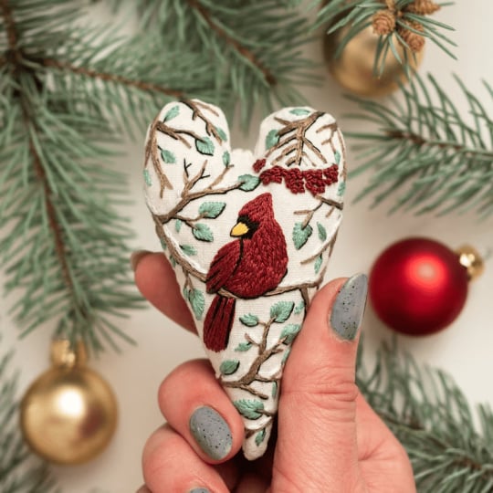 JoyHeart™ Santa Embroidery Kit — Create Heartfelt Holiday Magic with Your Own Hands