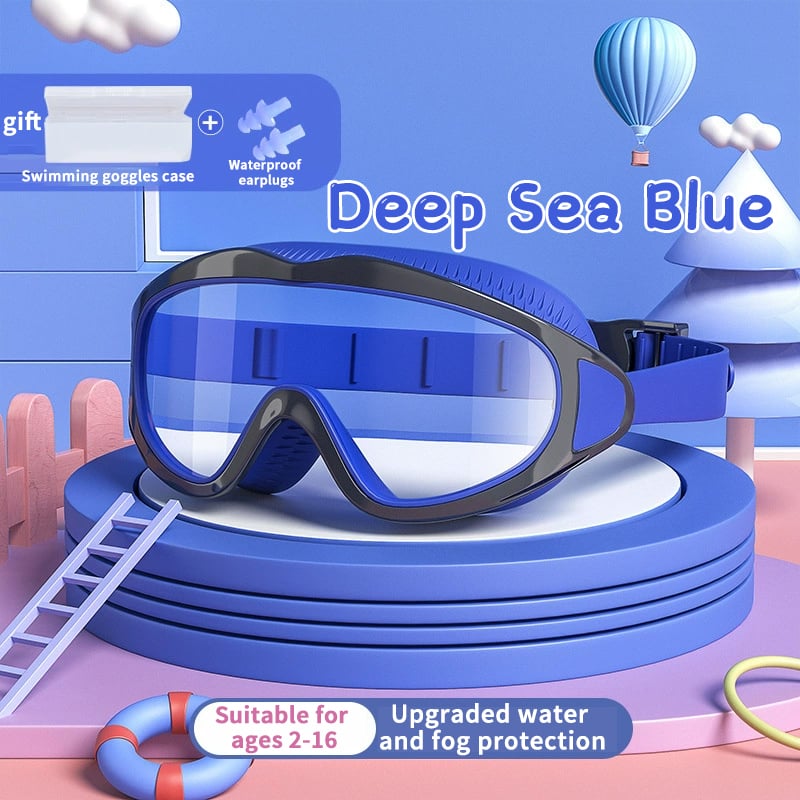 Kids' HD Swim Goggles – UV Protection and Anti-Fog Feature