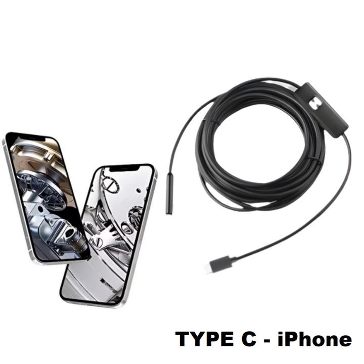 Endoscope Lens | Bendable Inspection in Narrow Areas | Variable LED Illumination | ScopeFlex