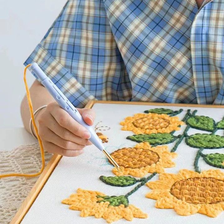 ThreadCrafters™ Embroidery & Punch Needle Set — Stitch with Effortless Precision and Unleash Your Creative Genius