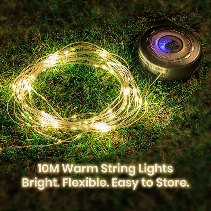 LumoTrail Lantern - Illuminate Any Adventure with Tangle-Free Brightness