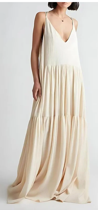 SilkAura™ Dress — Feel Fresh, Flow Free, and Shine All Summer Long