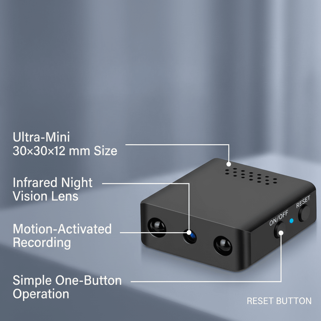 Surveillance Cam | HD Footage with Night Vision | Battery Operated | Securino