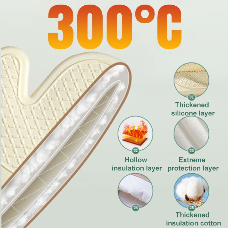 Heat Resistant Oven Mitts – Comfortable Grip, Pain-Free Cooking