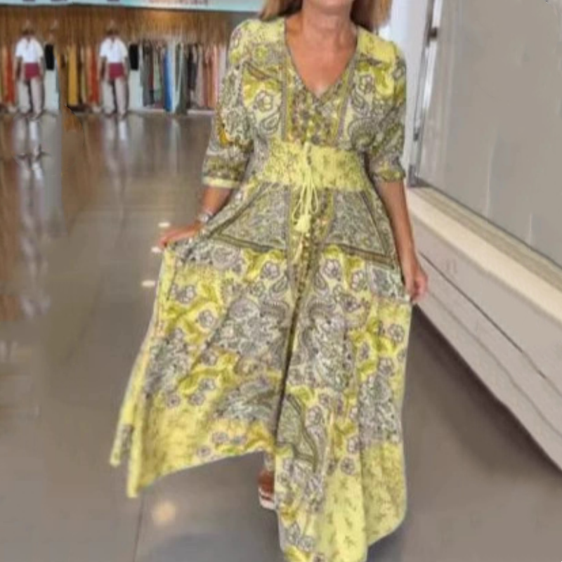 Fleurina™ Floral Dress — Breeze-Soft Fit That Flaunts Every Curve with Radiant Confidence
