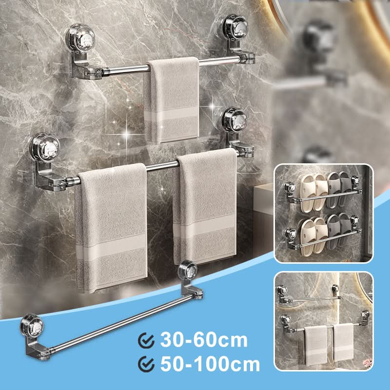 Extendable Towel Rack in Stainless Steel