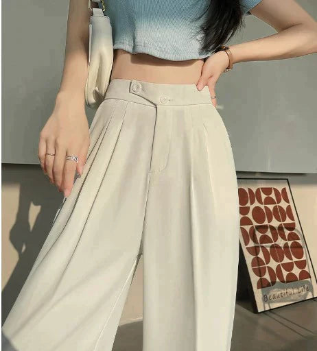 AriaLuxe™ Wide-Leg Pants — Sculpt Your Curves with Effortless Grace and Confidence