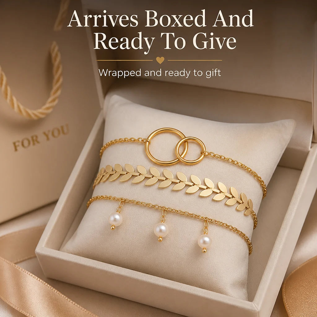 SolaraShine™ Bracelet Set — Unleash Unstoppable Confidence with Everlasting Radiance